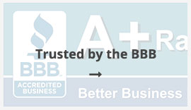 Trusted by the BBB - A+