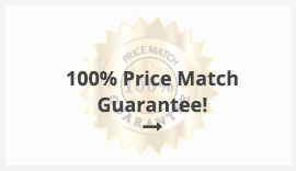 100% Price Match Guarantee!