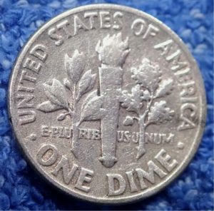 roosevelt dime back