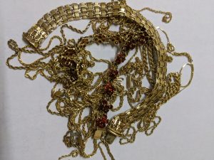 gold chains & bracelets