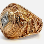 right view - us army pilot w/ planes gold ring