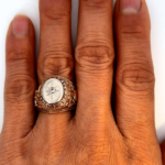 Iwo Jima USMC 10k yellow gold ring