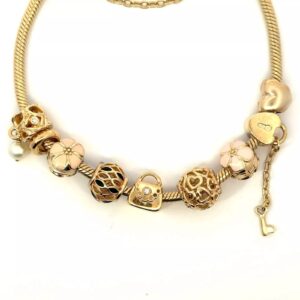 sell a 14k gold charm bracelet