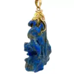 14k lapis lazuli cat pendatn