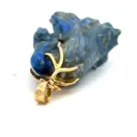 gold cat pendant