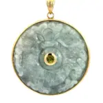 dragon pendant w/ 14k yellow gold